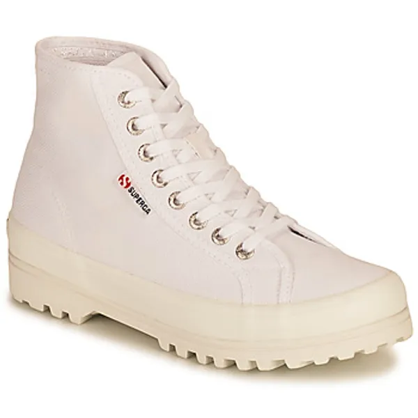 Superga Hoge Sneakers  2341 ALPINA COTU Wit