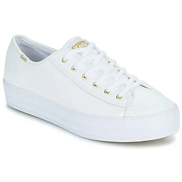 keds Lage Sneakers  TRIPLE LEATHER Wit — vergelijk prijzen bij 1 winkel