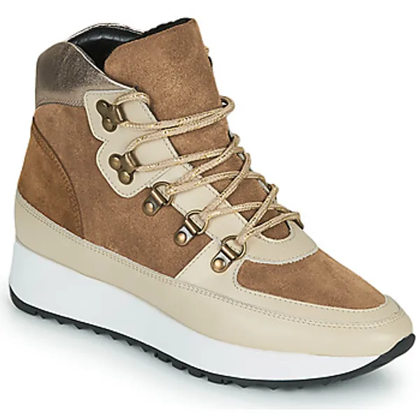 JB Martin Hoge Sneakers  COURAGE Bruin