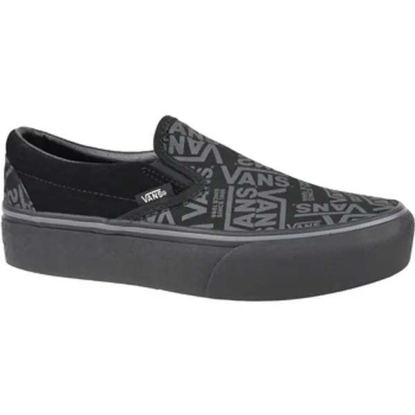Vans Lage Sneakers  66 Classic Slip-On Platform Zwart
