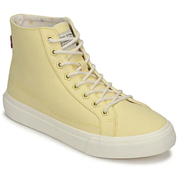 Levi's Hoge Sneakers Levis DECON MID S Geel