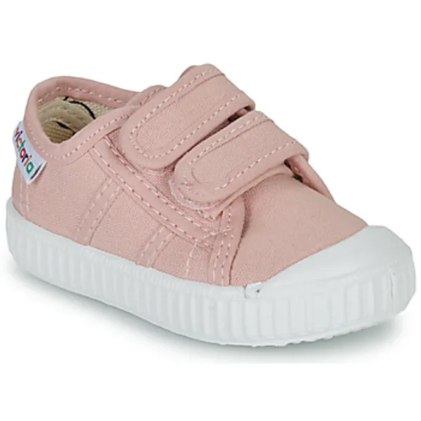 Victoria Lage Sneakers  BASKET TIRAS LONA Roze