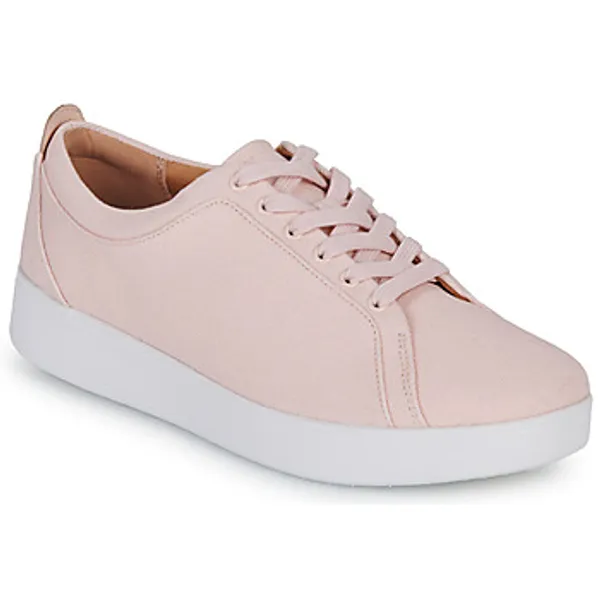 FitFlop Lage Sneakers  RALLY CANVAS TRAINERS Roze