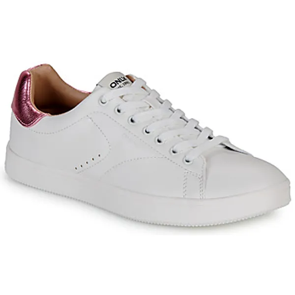 Only Lage Sneakers  ONLSHILO-44 PU CLASSIC SNEAKER Wit
