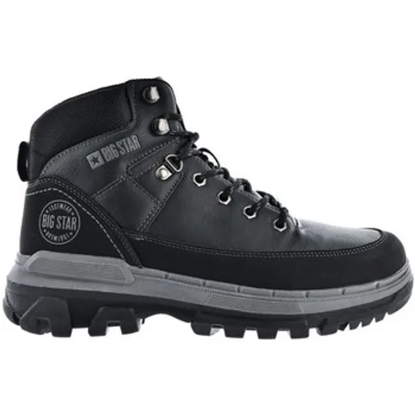 Big Star Hoge Sneakers  KK174120 Zwart