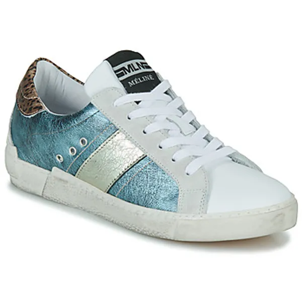 Meline Lage Sneakers  NKC166 Blauw