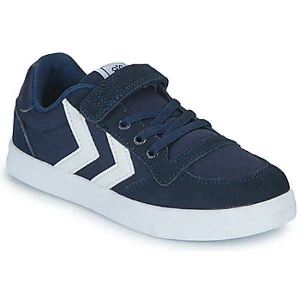 Hummel Lage Sneakers  SLIMMER STADIL LOW JR Blauw