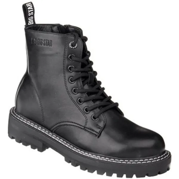 Big Star Hoge Sneakers  KK274538 Zwart