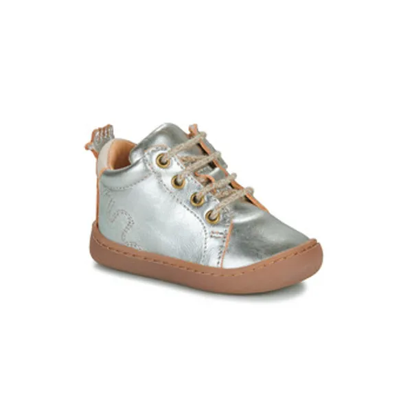 Easy Peasy Hoge Sneakers  MY FLEXOO LACET Zilver