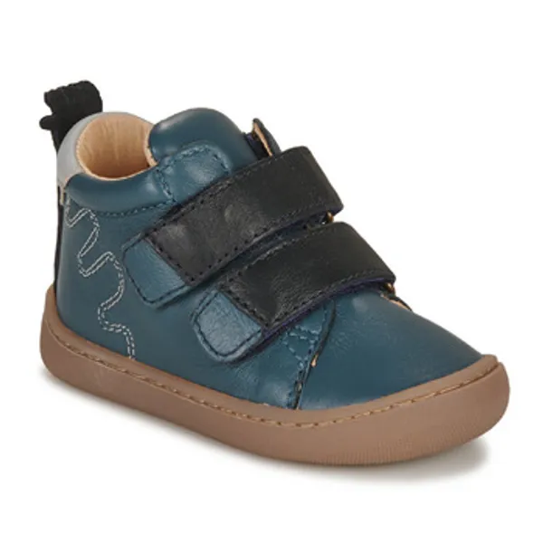 Easy Peasy Hoge Sneakers  MY FLEXOO VELCRO Blauw
