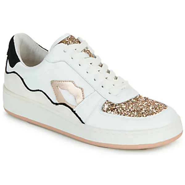 Bons baisers de Paname Lage Sneakers  LOULOU BLANC ROSE Wit