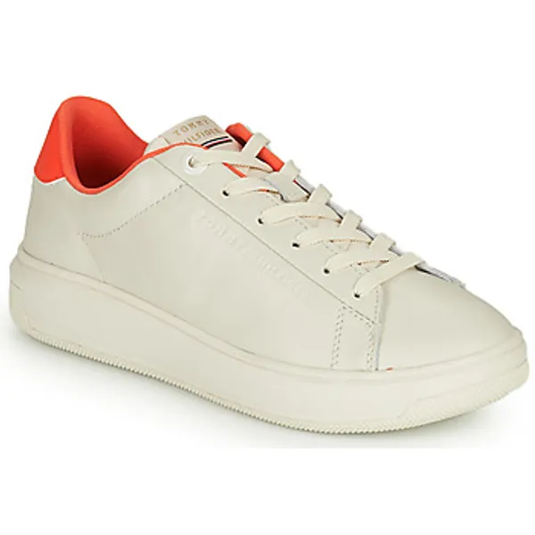 Tommy Hilfiger Lage Sneakers  LOWCUT LEATHER CUPSOLE Wit