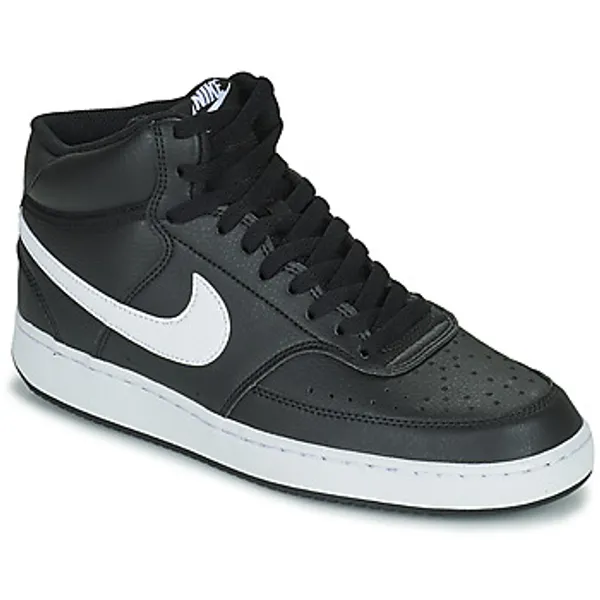Nike Hoge Sneakers   Court Vision Mid Next Nature Zwart