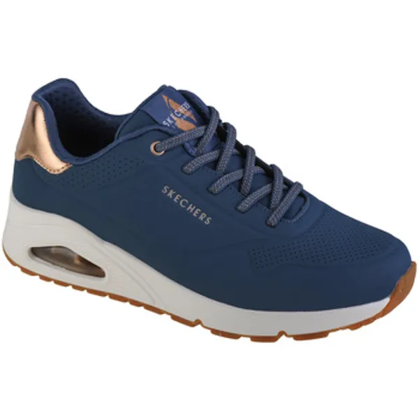 Skechers Lage Sneakers  Uno-Shimmer Away Blauw