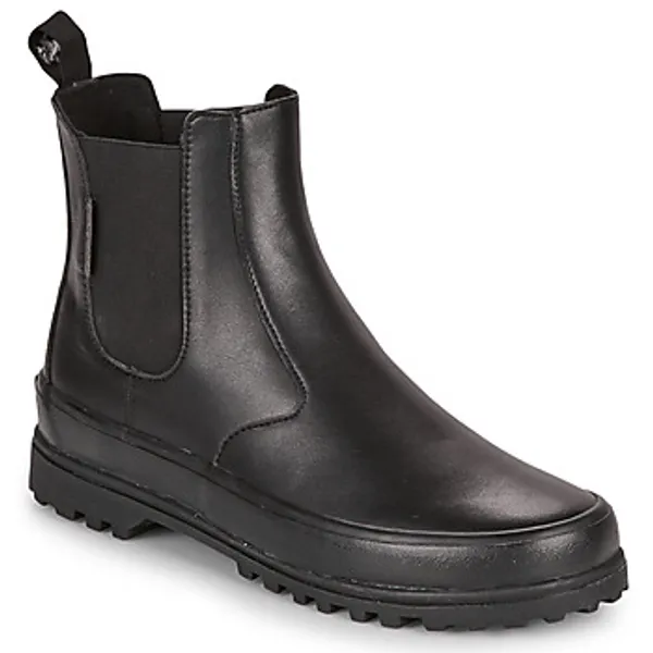 Superga Hoge Sneakers  2678 ALPINA VEGAN FAUX LEATHER Zwart