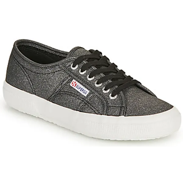 Superga Lage Sneakers  2750 GLITTER CANVAS Grijs