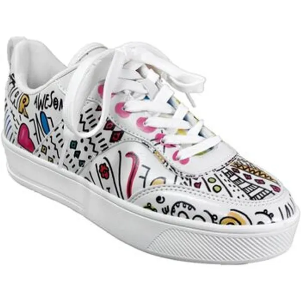 Desigual Lage Sneakers  Fancy lettering Multicolour