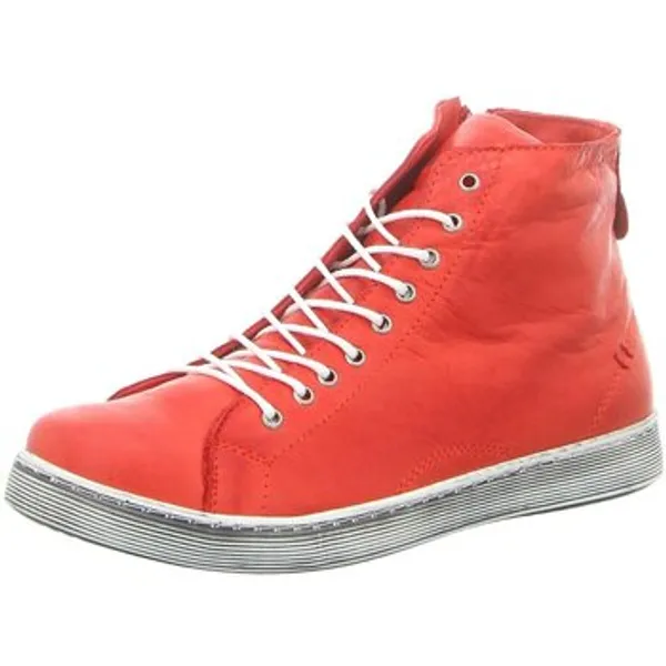 Andrea Conti Hoge Sneakers Rood — vergelijk prijzen bij 1 winkel