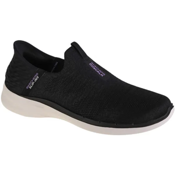 Skechers Lage Sneakers  Slip-Ins: GO WALK 6 - Fabulous View Zwart — vergelijk prijzen bij 1 winkel