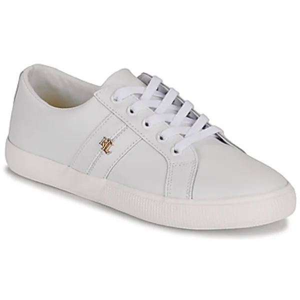 Lauren Ralph Lauren Lage Sneakers  JANSON II-SNEAKERS-VULC Wit — vergelijk prijzen bij 1 winkel