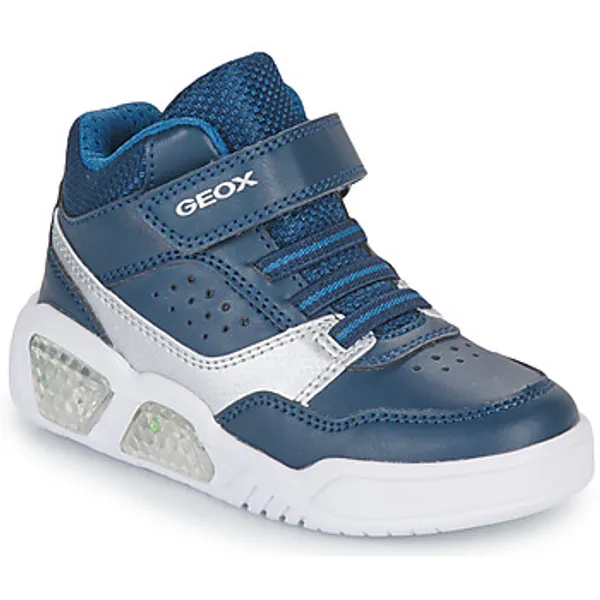 Geox Hoge Sneakers  J ILLUMINUS BOY B Marine