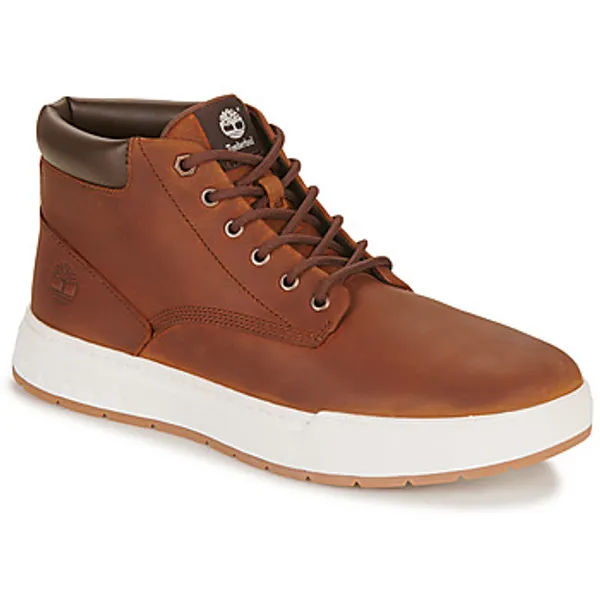 Timberland Hoge Sneakers  MAPLE GROVE LEATHER CHUKKA Bruin