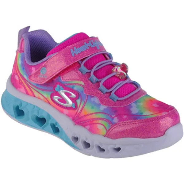 Skechers Lage Sneakers  Flutter Heart Lights-Groovy Swirl Roze
