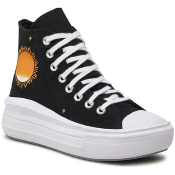 Converse Lage Sneakers  Ctas Move Hi Zwart