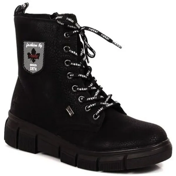 Rieker Hoge Sneakers  RKR557 Zwart