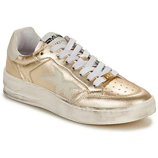 Meline Lage Sneakers  PAD571-P9532 Goud
