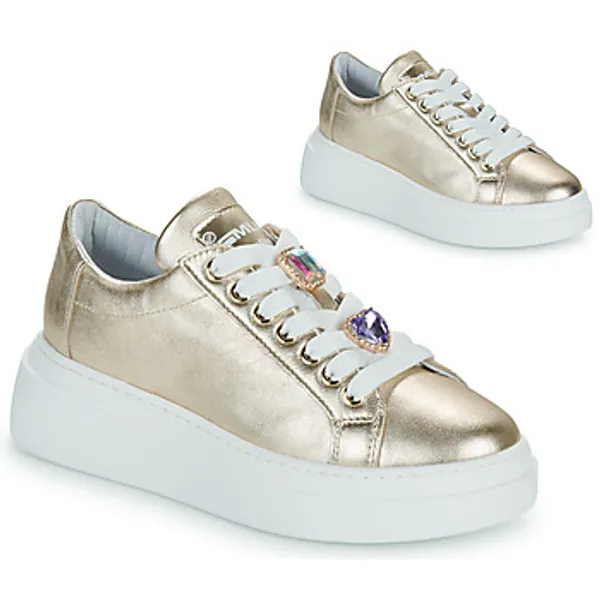 Meline Lage Sneakers  LO100-ACC-P9608 Goud