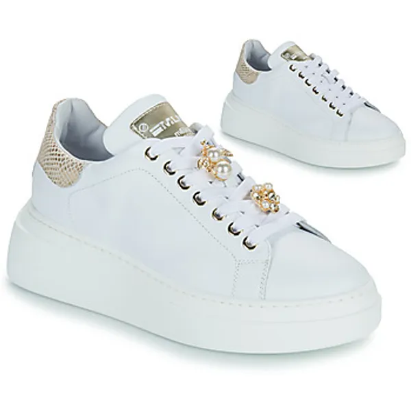 Meline Lage Sneakers  LO247-ACC-P9096 Wit