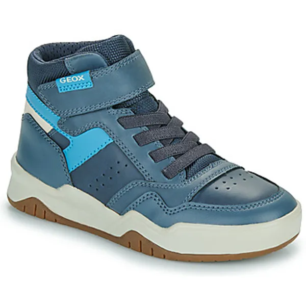 Geox Hoge Sneakers  J PERTH BOY Blauw
