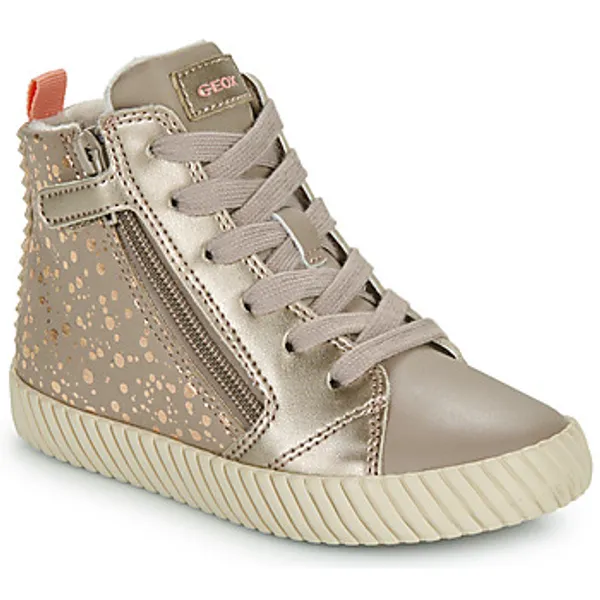 Geox Hoge Sneakers  J MIRROLESS GIRL Beige