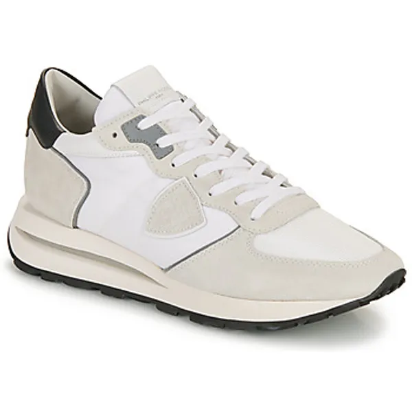 Philippe Model Lage Sneakers  TROPEZ HAUTE LOW MAN Wit