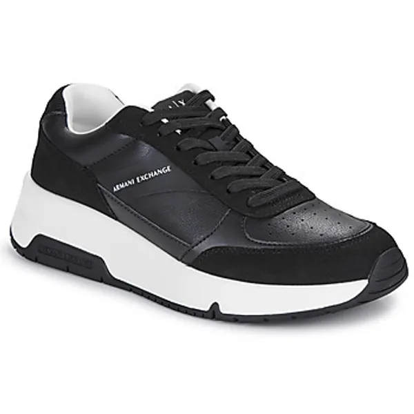 Armani Exchange Lage Sneakers  XUX225 Zwart