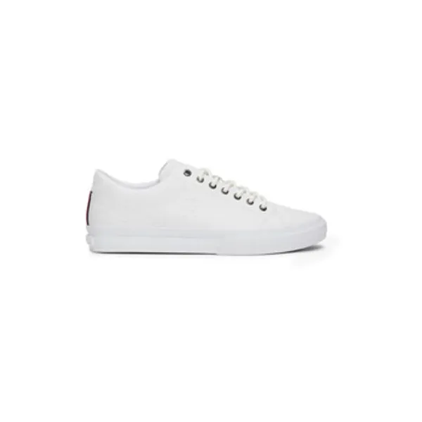 Tommy Hilfiger Lage Sneakers  H HI VULC STREET LOWLTH Wit — vergelijk prijzen bij 1 winkel