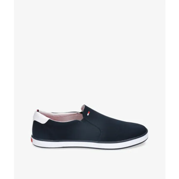 Tommy Hilfiger Nette Schoenen  ICONIC SLIP ON SNEAKER Blauw