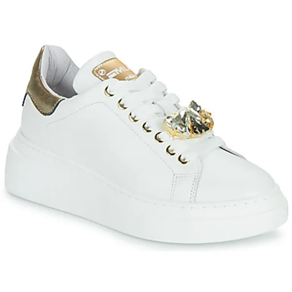 Meline Lage Sneakers  MELIGOLD Wit