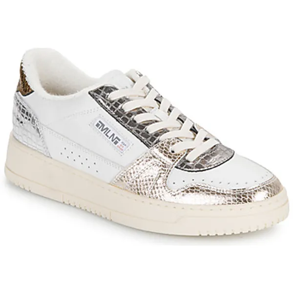 Meline Lage Sneakers  MELISILVER Wit