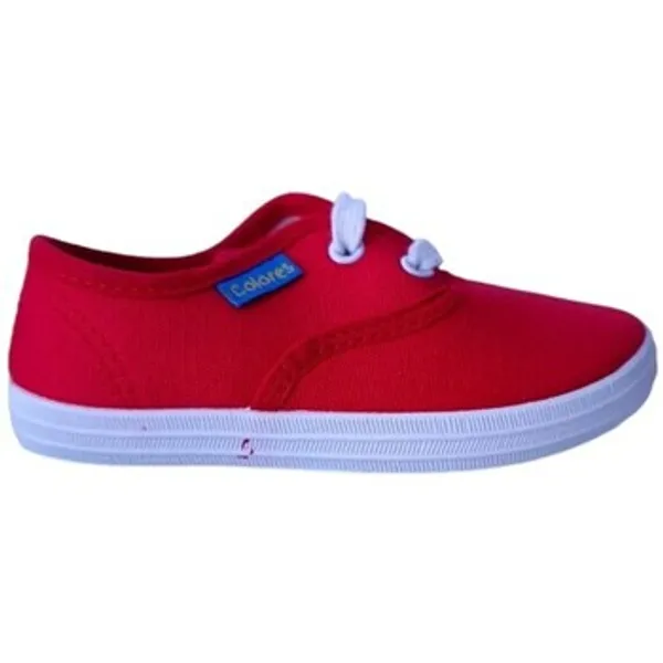 Colores Lage Sneakers  ZAPATILLA LONA 2417 Rojo Rood