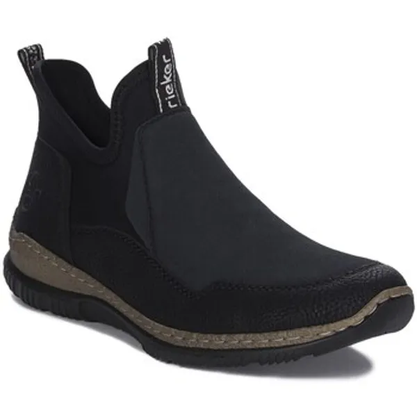 Rieker Lage Sneakers  N327500 Zwart