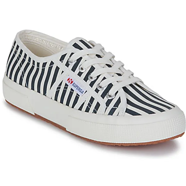 Superga Lage Sneakers  2750 STRIPES PRINT Blauw