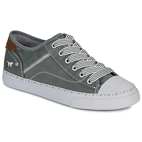 mustang Lage Sneakers  1376303 Groen
