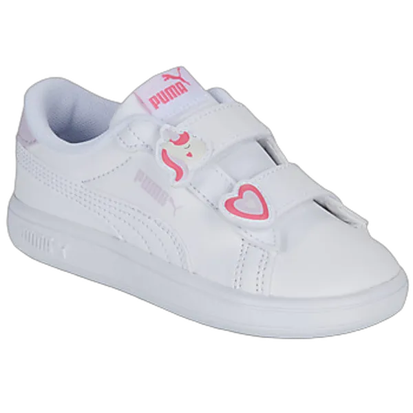 PUMA Lage Sneakers  Smash 3.0 Badges V Inf Wit