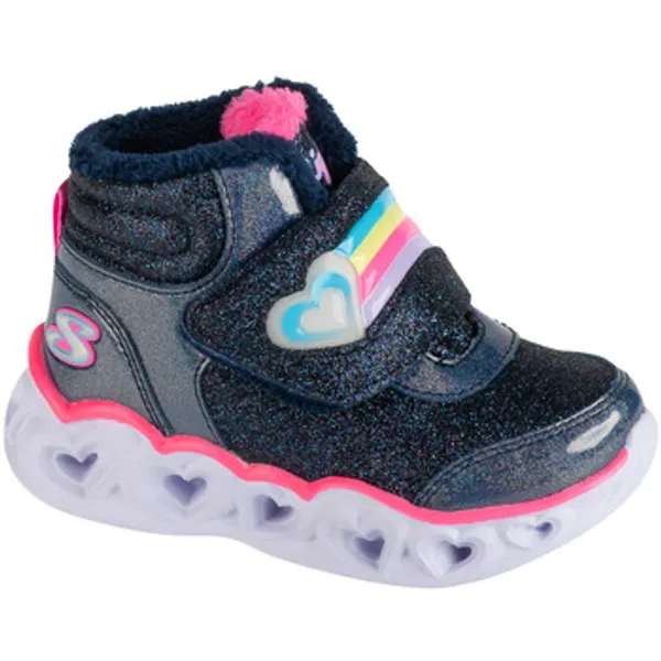 Skechers Hoge Sneakers  Heart Lights - Brilliant Rainbow Blauw