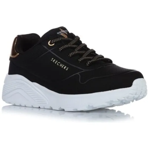 Skechers Lage Sneakers  Uno Lite metallic Zwart