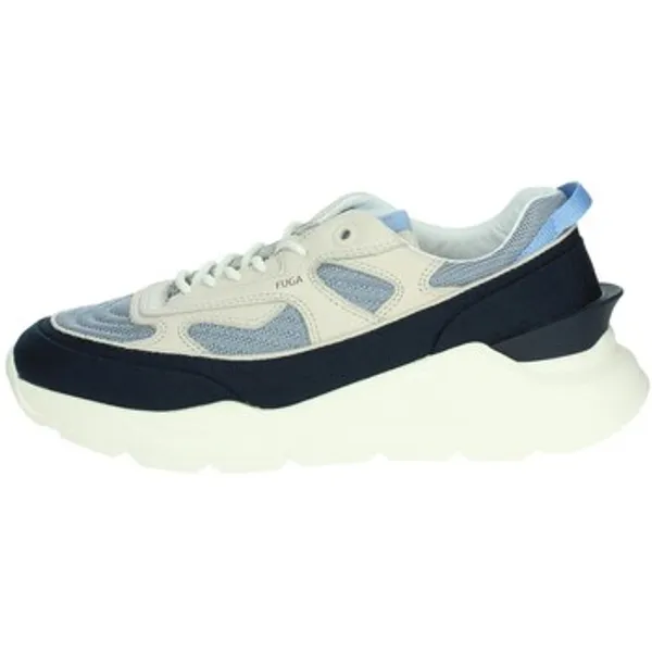 D.A.T.E. Hoge Sneakers  M401-FM-DR-GY Blauw
