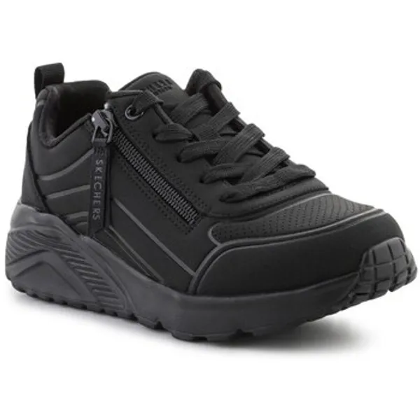 Skechers Lage Sneakers  Uno Lite Easy Zip Zwart