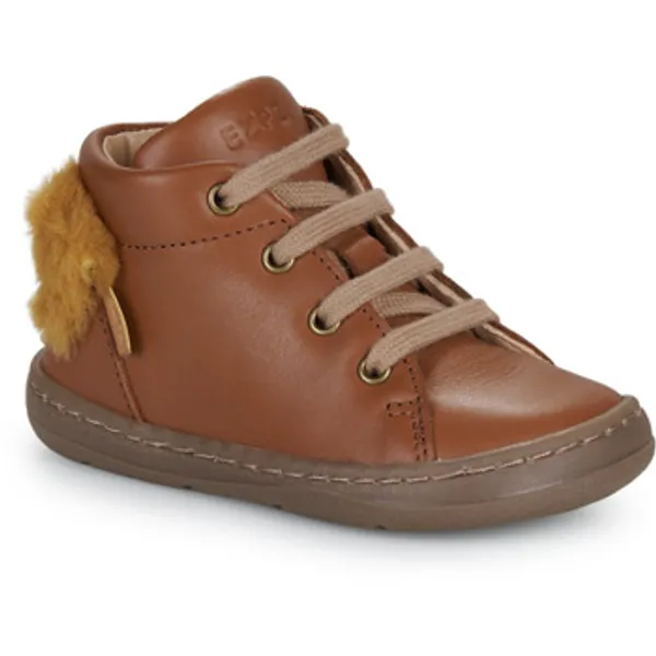 Easy Peasy Hoge Sneakers  MY DUCKIE'S MID LACET Bruin